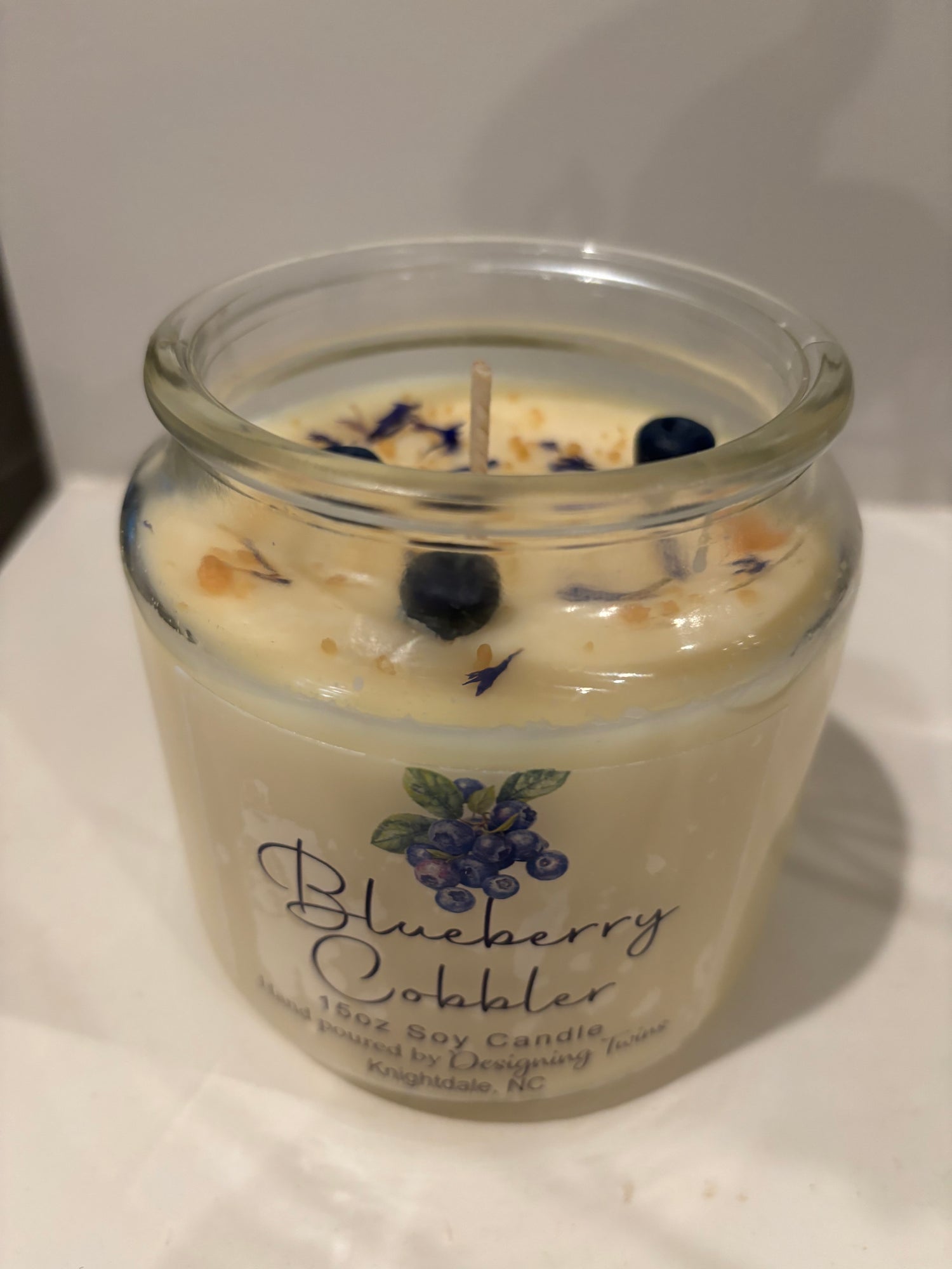 Glass Jar-15oz Soy Candles