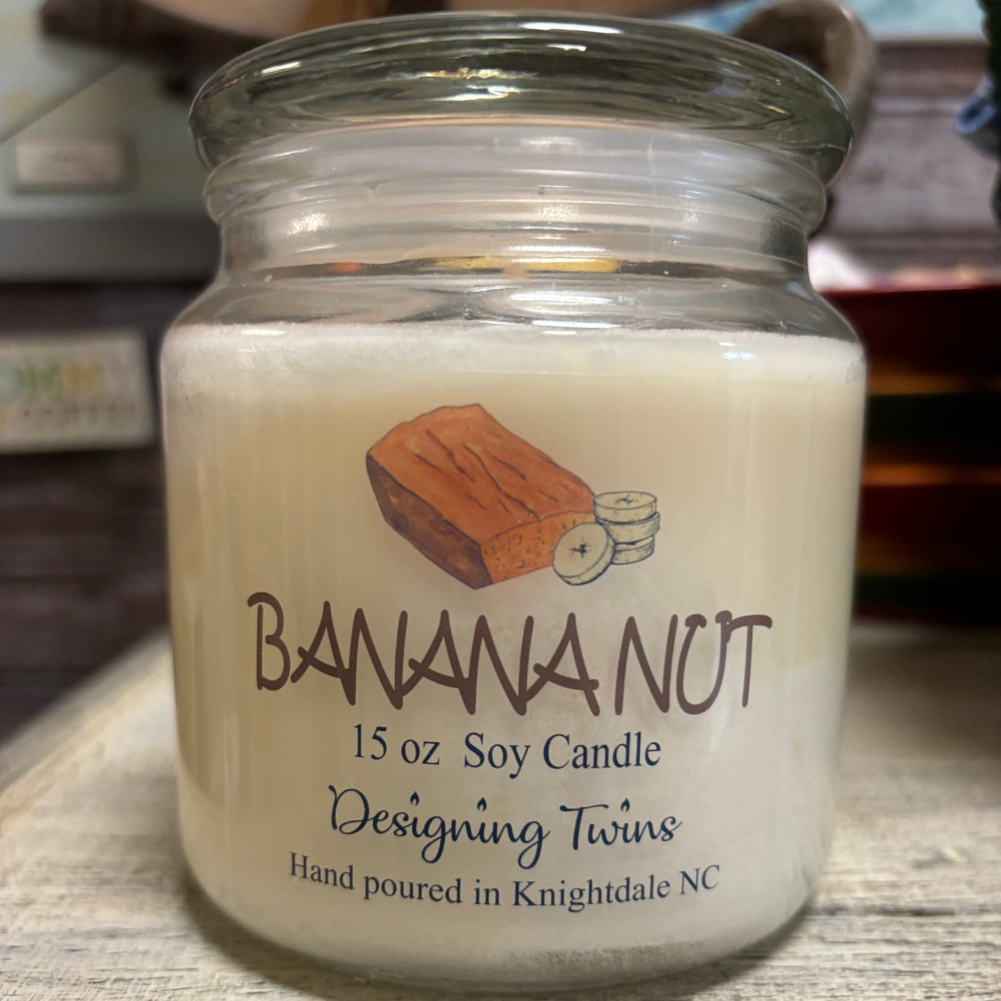 Banana Nut-15oz Soy Candle