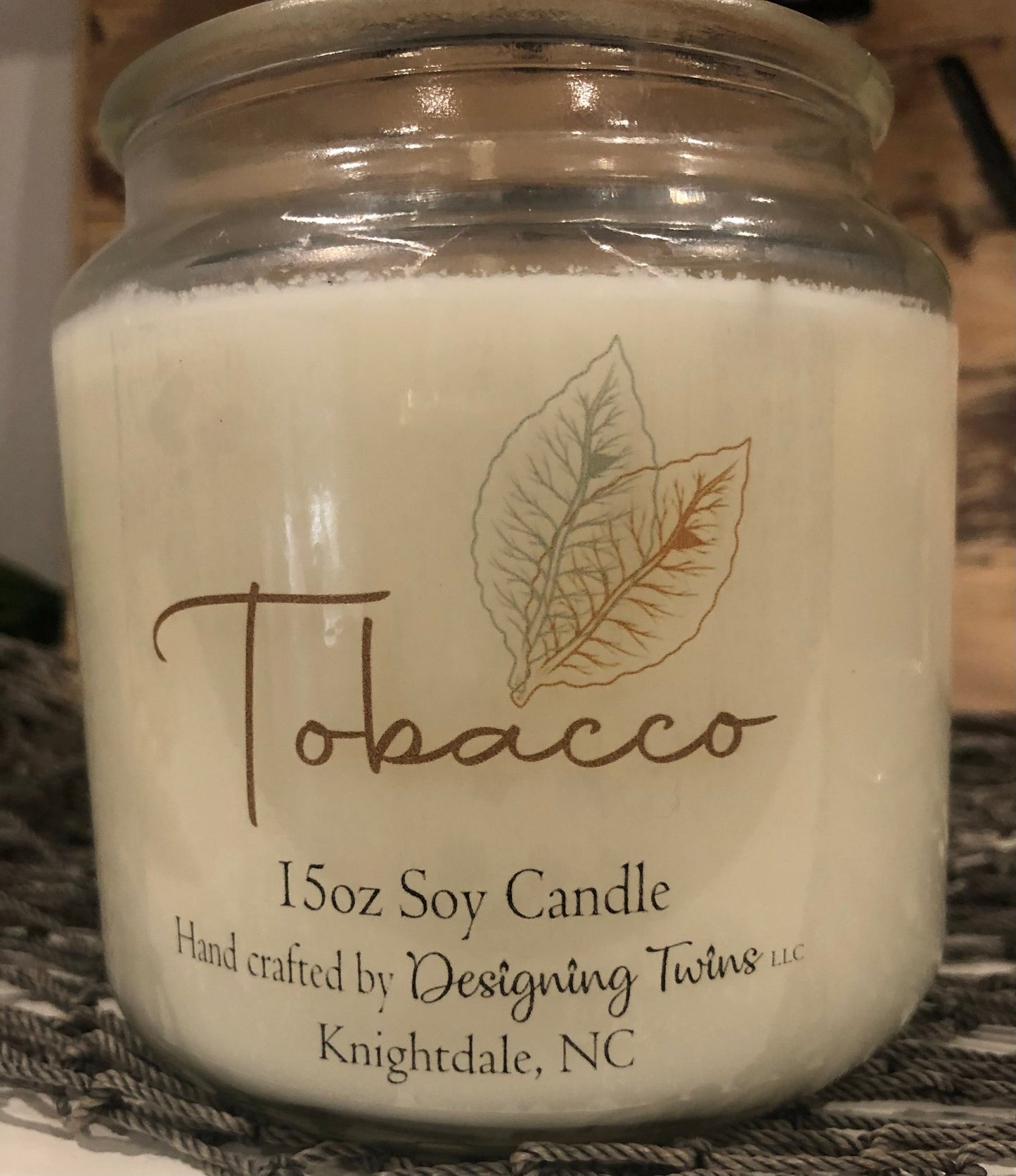 Tobacco-15oz Soy Candle