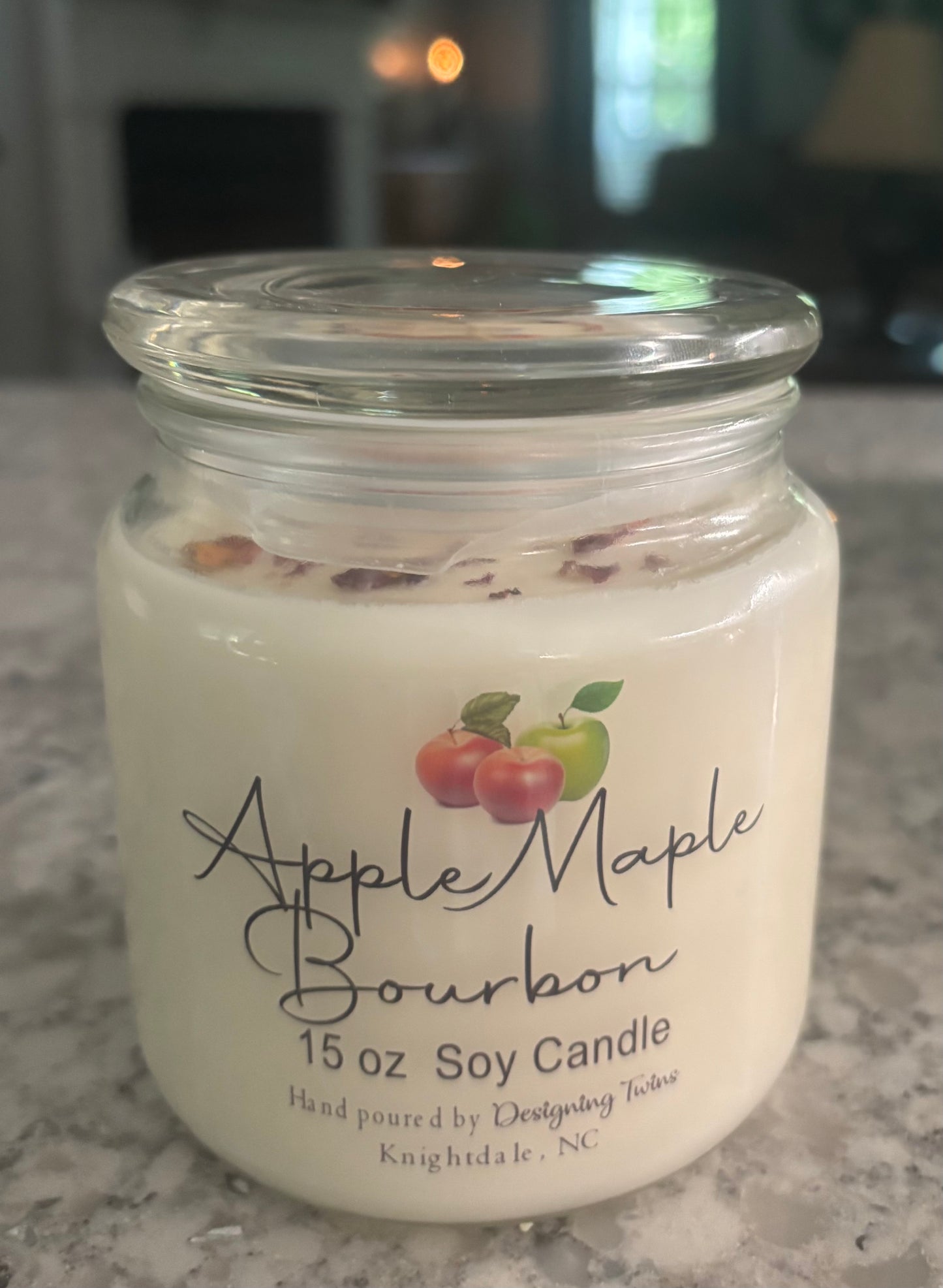 Apple Maple Bourbon-15oz Soy Candle