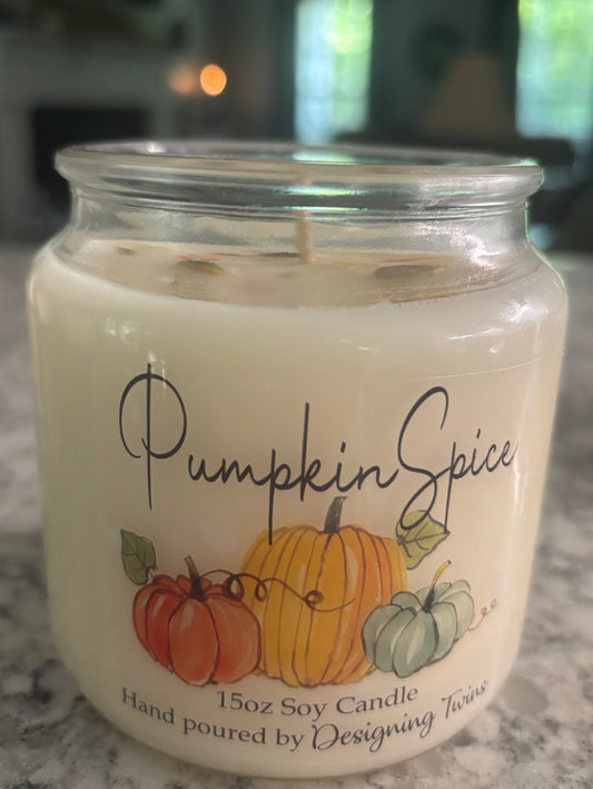 Pumpkin Spice-15oz Soy Candle