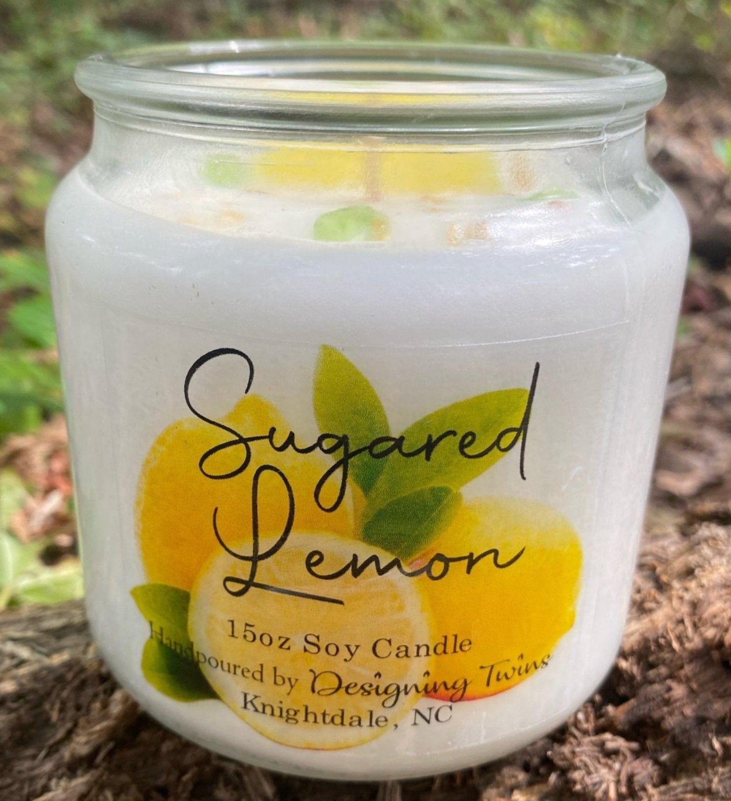 Sugared Lemon-15oz Soy Candle